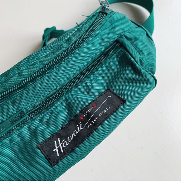 ‼️SOLD‼️ Vintage nylon sporty teal belt bag / bum bag / fanny pack - Picture 3 of 5